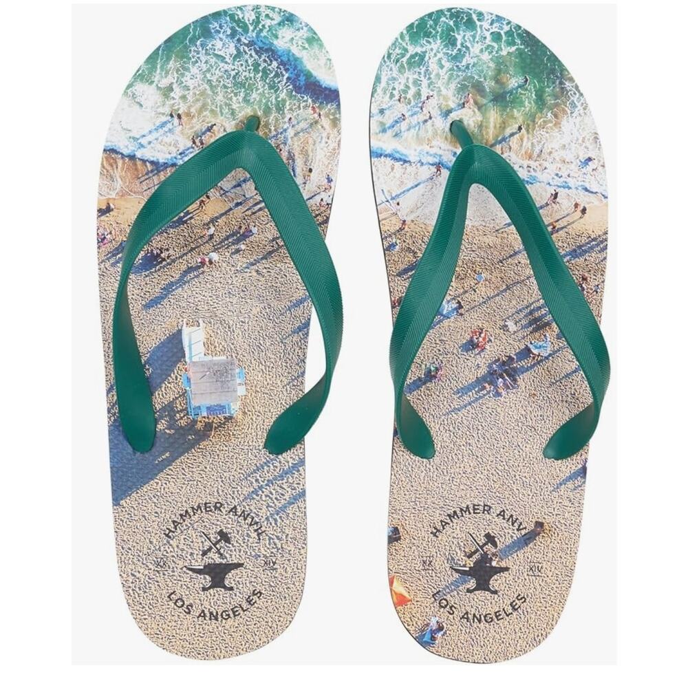 Hammer Anvil Men Flip Flops Size 10/11